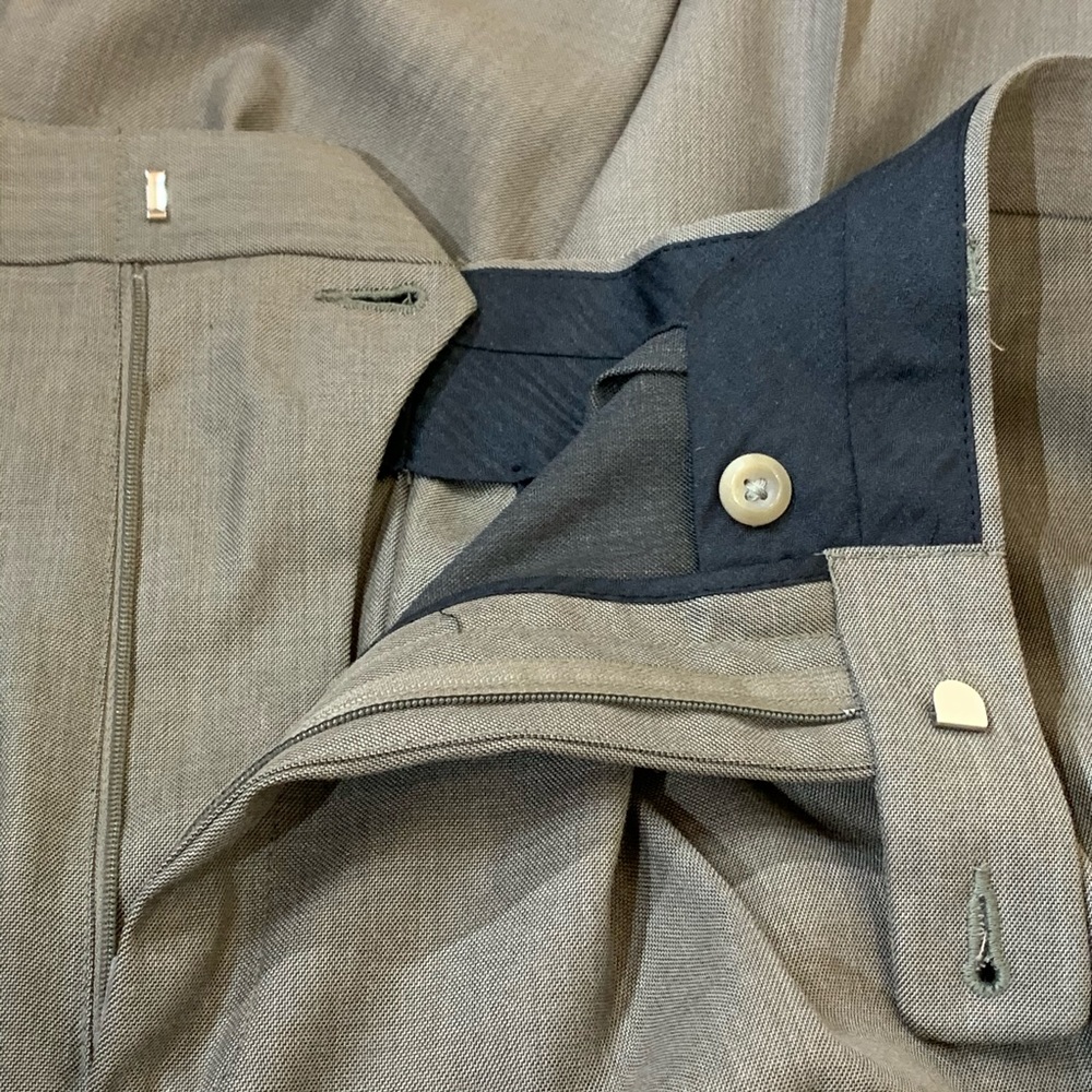 Perry Ellis Portfolio 40/32 Taupe Cuffed Pants - Picture 6 of 6